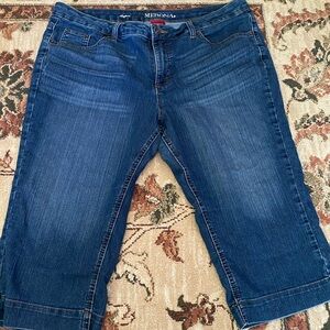 Merona Women's Dark Blue Cropped Jeans